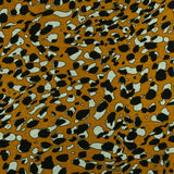 Tricot imprimé - RUMBA - 012 - Ocre