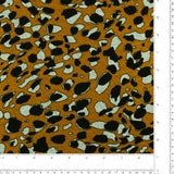 Tricot imprimé - RUMBA - 012 - Ocre