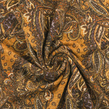Printed Sweater Knit - RUMBA - 001 - Ochre