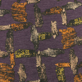 Printed Sweater Knit - RUMBA - 006 - Eggplant