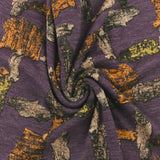 Printed Sweater Knit - RUMBA - 006 - Eggplant