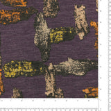 Printed Sweater Knit - RUMBA - 006 - Eggplant