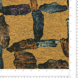 Printed Sweater Knit - RUMBA - 007 - Ochre