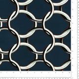 Tricot imprimé - RUMBA - 003 - Marine