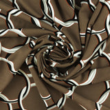 Printed Knit - RUMBA - 005 - Dark Sand