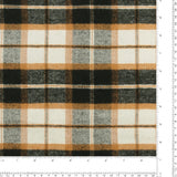 Wool Blend Plaid - WINDSOR - 001 - Black