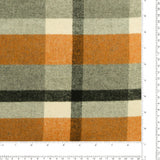 Wool Blend Plaid - WINDSOR - 002 - Grey