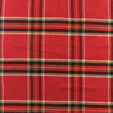 Mélange de laine à carreaux - <WINDSOR> - 003 - Rouge