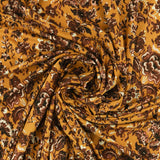Tricot imprimé - <FASHION FORM> - 002 - Ocre