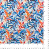 Printed Viscose - WISTERIA - 001 - Blue