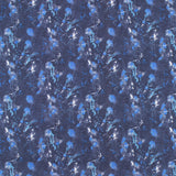 Printed Viscose - WISTERIA - 006 - Indigo