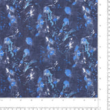 Printed Viscose - WISTERIA - 006 - Indigo