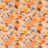 Printed Viscose - WISTERIA - 007 - Tangerine