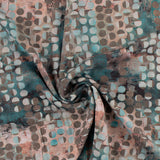 Printed Viscose - WISTERIA - 013 - Dark Teal