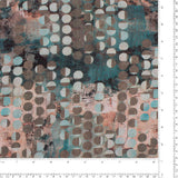 Printed Viscose - WISTERIA - 013 - Dark Teal
