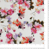 Gaze de coton imprimée - <WISTERIA> - 001 - Rose