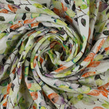 Gaze de coton imprimée - <WISTERIA> - 003 - Aquarelle
