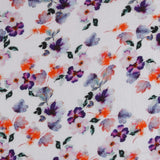Gaze de coton imprimée - <WISTERIA> - 005 - Mauve