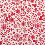 Wide Width Printed Cotton - HOLIDAY TOWN - 003 - White
