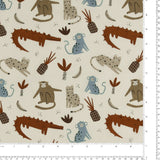 Popeline de Coton Imprimé - <WINNIE> - 001 - Blanc