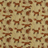 Popeline de Coton Imprimé - <WINNIE> - 002 - Sable