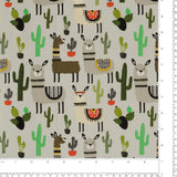 Popeline de Coton Imprimé - <WINNIE> - 009 - Bleu Pâle