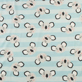 Brushed Knit Print - DAHLIA - 008 - Light Blue