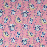 Brushed Knit Print - DAHLIA - 009 - Pink