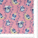 Brushed Knit Print - DAHLIA - 009 - Pink