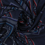 Viscose imprimé - <FANTASY> - 007 - Marine