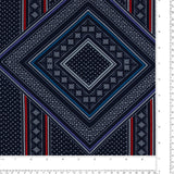 Viscose imprimé - <FANTASY> - 007 - Marine