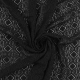 Dentelle extensible - ESSENTIELS DE L'ÉTÉ - 001 - Noir
