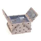 Large Sewing Basket, 2 handles - Bees