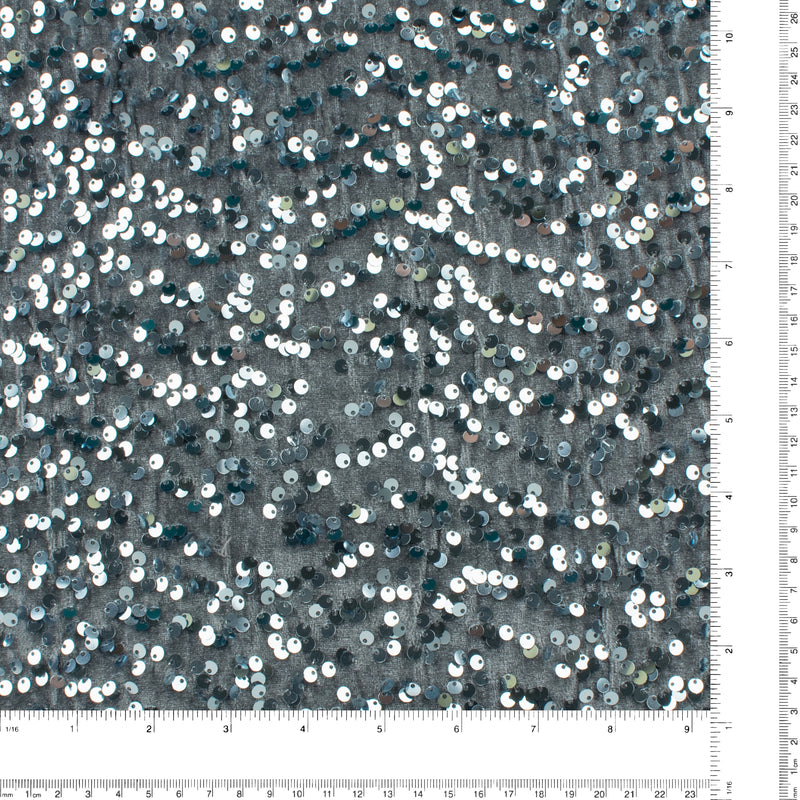 Sequin Velvet - SOIREE - 002 - Silver