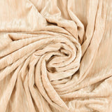 Pleated Velvet Foil - VIENNA - 005 - Champagne