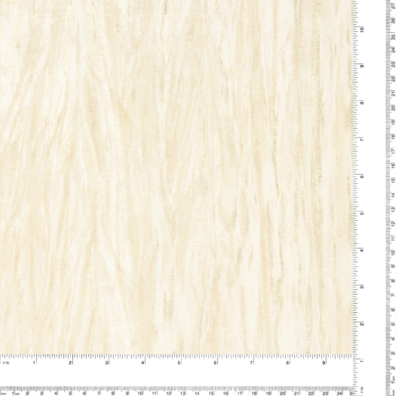 Pleated Velvet Foil - VIENNA - 006 - Offwhite