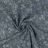 Denim de coton imprimé - BLEUS DU QUOTIDIEN - 001 - Bleu Foncé