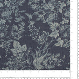 Cotton Denim Print - EVERYDAY BLUES - 002 - Dark Blue