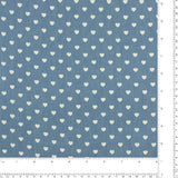 Denim de coton imprimé - BLEUS DU QUOTIDIEN - 003 - Bleu Pâle