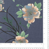Denim coton rayonne imprimé - BLEUS DU QUOTIDIEN - 001 - Bleu Nuit