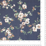 Cotton Rayon Denim Print- EVERYDAY BLUES - 002 - Midnight