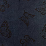 Denim Imprimé - BLEUS DU QUOTIDIEN - Papillon - 002 - Noir