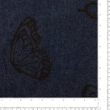 Denim Imprimé - BLEUS DU QUOTIDIEN - Papillon - 002 - Noir