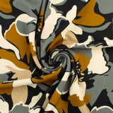 Scuba Crepe Print - NORA - 002 - Black