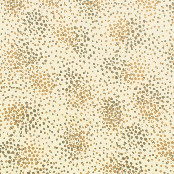 Crêpe scuba imprimé - NORA - 004 - Ivoire