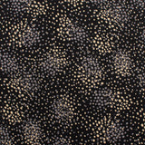 Crêpe scuba imprimé - NORA - 005 - Noir