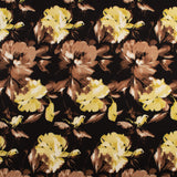 Scuba Crepe Print - NORA - 008 - Black