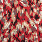 Scuba Crepe Print - NORA - 010 - Red