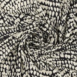 Knit Print - AZALEA - 005 - Black