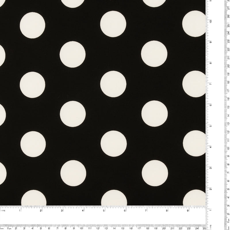 Knit Print - ARIELLE - 007 - Black